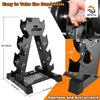 BRTGYM Dumbbells Rack Weight Stand (Rack Only), 13GA Steel Constructed, Max Support 470lbs, 4- Tier Compact Design 16.3"L x 15.6"W x 24.5"H view 3