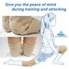 SKATINGSPIRIT Gel Knee Pads (1 Pair), Cushion and Support Knee Cap for Dancing Figure Skating Gymnastic, Youth and Adult (Medium) Beige view 3