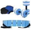UNAOIWN Water Dumbbell Set for Aquatic Aerobics Exercise, Training Aid for Aquatic Fitness, Swim Gloves Version-Blue view 1