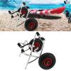EVTSCAN Heavy Duty Kayak Cart, Universal Kayak Carrier Aluminum Alloy Dual Leg Kayak Cart Foldable Canoe Boat Carrier with 10in Inflation Tires view 2