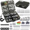TOPFORT 187/343pcs Fishing Accessories Kit, Organized Fishing Tackle Box with Tackle Included,Fishing Gift for Men view 1