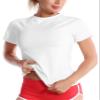 BUBBLELIME 4 Styles Long/Short Sleeve Rashguard for Women UPF 50+ Sun Protection - Basic Short Sleeve_White X-Large_BWST002(1)