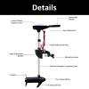 YUEWO 12V Electric Trolling Motor 46/50/60/68LBS Thrust Saltwater Transom Mounted Kayak Motor with 10 Levels of Colorful Power Display for Inflatable Fishing Boats (28lb Thrust) view 2