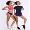 BUBBLELIME Long/Short Sleeve Rashguard Shirt UPF 50+ Sun Protection - Side Lines Short Sleeve_DARKNAVY(1) X-Small_BWST028 view 4