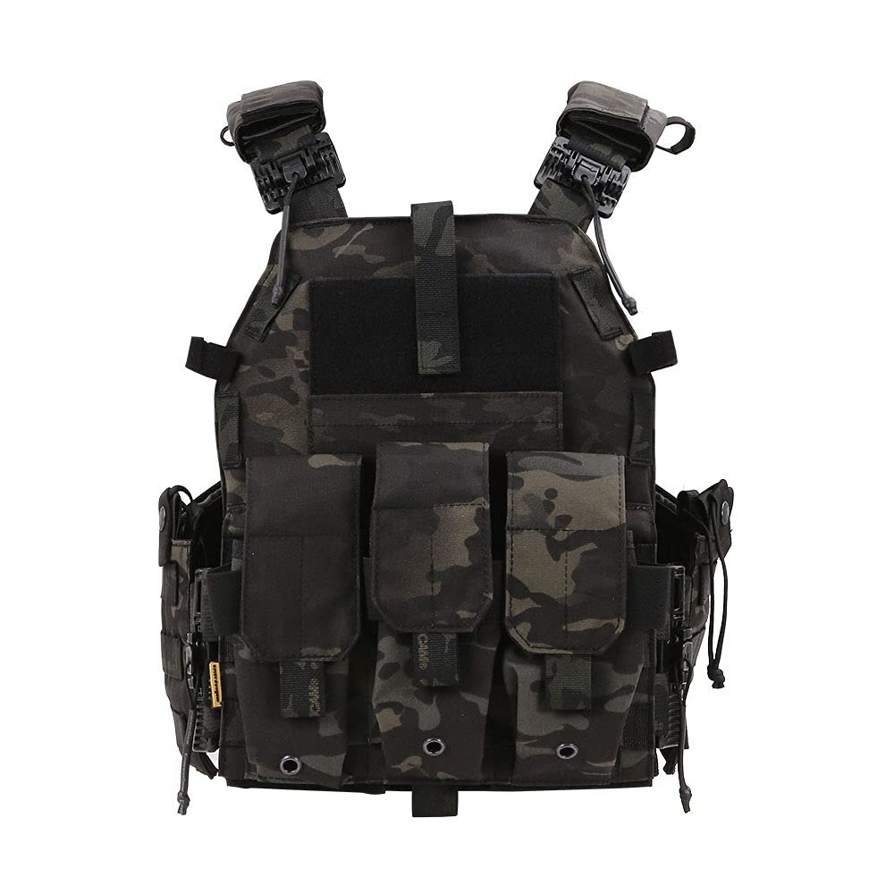 emersongear Quick Release 094K Style Vest Camo Modular Chest Set for Airsoft Paintball Game