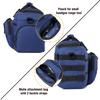 DBTAC Gun Range Bag Small | Tactical 2x Pistol Shooting Range Duffle Bag with Lockable Zipper for Handguns and Ammo (Urban Blue) view 4
