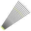 RUOERSI 34 inch Bowfishing Arrows Hunting Arrows for Archery Targeting Practice Arrow with Safety Slide Removeable Broadheads Arrows for Fishing Slingshot Compound Bow Recurved Bow (12 Pack) view 2