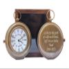 Engraved Brass Compass- Personalized Sundial Compass, Viking Compass Unique Gift with Leather Case, Adventurer Gift - Wedding Gift - Baptism Gift (Mom & Dad) view 3