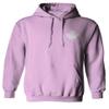 0085. Canadian Maple Leaf Flag Canada Pride Vintage Sweatshirt Pullover Hoodie (Light Purple, Large) view 2