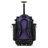 Boombah Catchers Superpack Hybrid Rolling Bat Bag - Black/Purple - Wheeled & Backpack Version view 2
