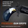 Premium Gun Grips Compatible Replacement for North American Arms Mother of Pearl .22lr and .22 Short Revolver Grips w/UV Printed HD Picture of Mammoth Bark view 2