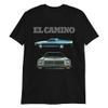1974 Chevy El Camino Classic Cars Short-Sleeve Unisex T-Shirt Black view 1