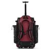 Boombah Catchers Superpack Hybrid Rolling Bat Bag - Black/Cardinal - Wheeled & Backpack Version view 2