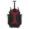 Boombah Catchers Superpack Hybrid Rolling Bat Bag - Black/Cardinal - Wheeled & Backpack Version view 3