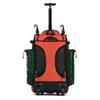 Boombah Catchers Superpack Hybrid Rolling Bat Bag - Dark Green/Orange - Wheeled & Backpack Version view 3
