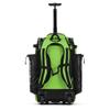 Boombah Catchers Superpack Hybrid Rolling Bat Bag - Black/Lime Green - Wheeled & Backpack Version view 2