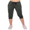 ALWAYS Womens Cargo Capri Jogger Sweatpants with Pockets  Super Soft Stretch Lounge Pants, Casual Joggers for Women, Daily Wear & Travel, Charcoal 2 M view 2