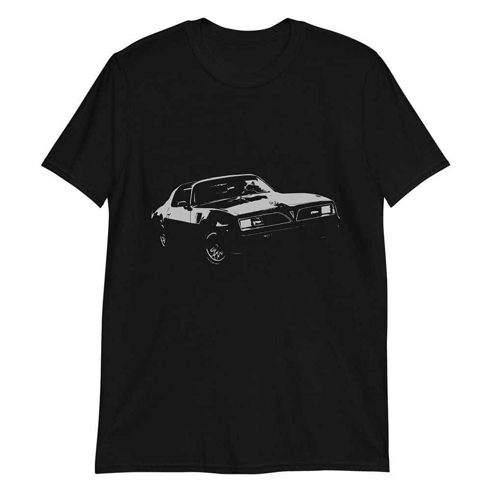 1977 Firebird Trans Am T-Tops Muscle Car Short-Sleeve Unisex T-Shirt Black