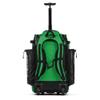 Boombah Catchers Superpack Hybrid Rolling Bat Bag - Black/Kelly Green - Wheeled & Backpack Version view 2