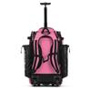 Boombah Catchers Superpack Hybrid Rolling Bat Bag - Black/Pink - Wheeled & Backpack Version view 2