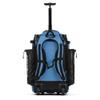 Boombah Catchers Superpack Hybrid Rolling Bat Bag - Black/Columbia Blue - Wheeled & Backpack Version view 2