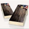 Cornhole American Flag Stars Board Vinyl Wrap Laminated Sticker Set Decal view 1