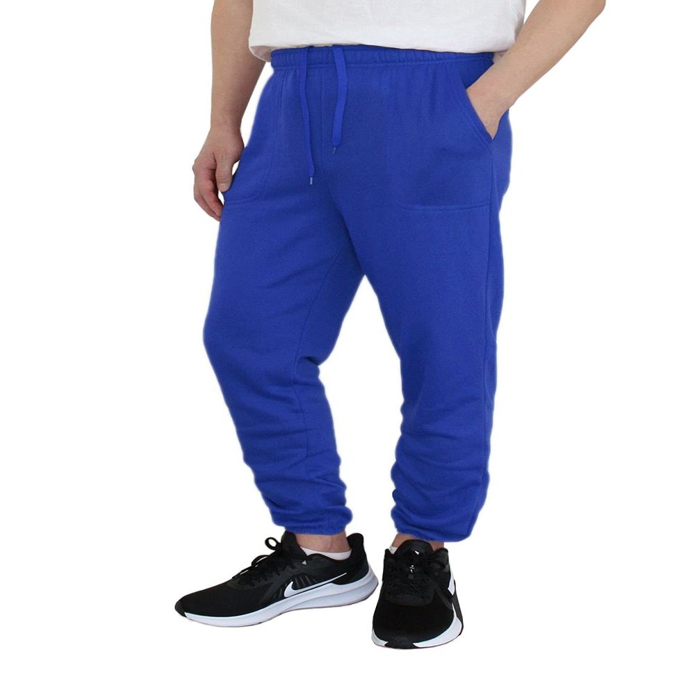 AIRNINE Men's Lightweight Fleece Joggers Sweatpants (S to 6XL) (Royal_S78, 2X-Large, xx_l)
