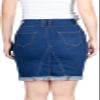 BodiLove Women's Stretch Tight Body Hugging Curve Hugging Solid Color Form Fitting Body Con Mini Skirt Night Out Evening Party Clubbing Summer Casual Flirty Navy L view 2