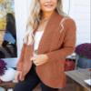 Saodimallsu Womens Open Front Cocoon Cable Knit Cardigan Chunky Loose Long Sleeve Slouchy Warm Fall Sweaters Outwear view 2