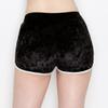 ALWAYS Women's Crushed Shorts Velvet Black Medium view 4