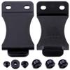 [4PCS] HolsterSmith FOMI Holster Clip for 1.50 Inch Belts  IWB/OWB with Mounting Hardware  USA Made - Adjustable Cant - for Kydex Holsters, Knife Sheaths, Inside Waistband Clips view 1