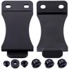 [2PCS] HolsterSmith FOMI Holster Clip for 1.75 Inch Belts  IWB/OWB with Mounting Hardware  USA Made - Adjustable Cant - for Kydex Holsters, Knife Sheaths, Inside Waistband Clips view 1