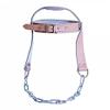 Ader Leather Padded Head Harness w/Chain and 10 lb Cast Iron 1'' Plates view 1