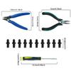 10 Basketball Valves, Leak Repair Kit for Balls, Sports Ball Doctor (Inflatable Ball Nozzle, Needle-Nose Pliers, Crochet Hook, Diagonal Pliers, Air Needle), For Basketball, Football, Volleyball view 2