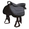 CHALLENGER 18" Western Horse Bareback Treeless Leather Saddle Pleasure Trail Riding 49103BR view 1