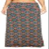 EXCHIC Women's Boho Flod Over Long Maxi Skirt Elastic High Waisted Long Skirts for Women (11, Medium) view 3