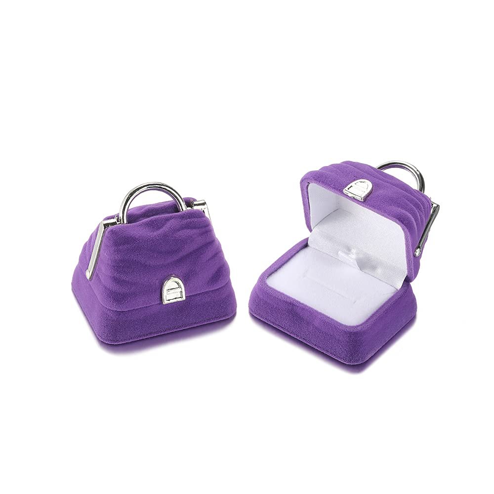 AGCFABS 62 Style Cute Velvet Jewelry Packaging Gift Box Container Wedding Ring Box Ring Case Earrings Jewelry Display Gift Box Holder Package (42)