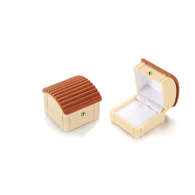 AGCFABS 62 Style Cute Velvet Jewelry Packaging Gift Box Container Wedding Ring Box Ring Case Earrings Jewelry Display Gift Box Holder Package (55)
