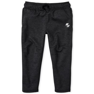 The Children's Place Boys' Sport Knit Performance Pants, Black, XX-Large