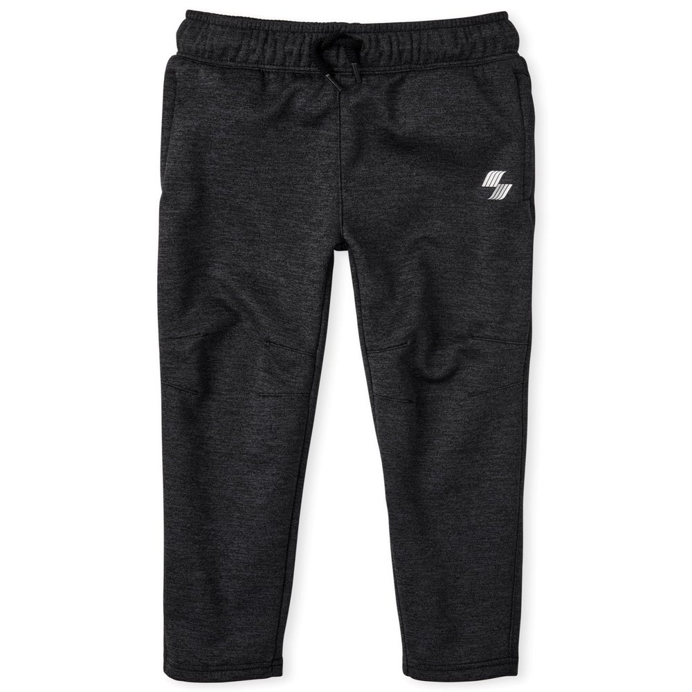 The Children's Place Boys' Sport Knit Performance Pants, Black, XX-Large
