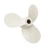Azingysail Aluminum Outboard Propeller 9 x 8 for Yamaha Engines 50-130HP, Pin Drive,3 Blades,RH view 1