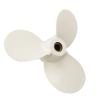 Azingysail Aluminum Outboard Propeller 9 x 8 for Yamaha Engines 50-130HP, Pin Drive,3 Blades,RH view 3
