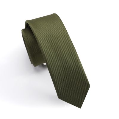 fortunatever Mens Solid Color Tie,Slim&Formal Necktie With Multiple Colors(2.36''&3.35'') (Olive Green, 3.35'' Width)