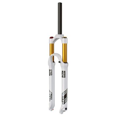 Jejy Travel 100mm MTB Suspension Forks 26/27.5/29 Inch, Ultralight Front Forks Magnesium Alloy Rebound Adjust Mountain Bicycle Disc Brake (Color : Straight Manual Lockout, Size : 29)
