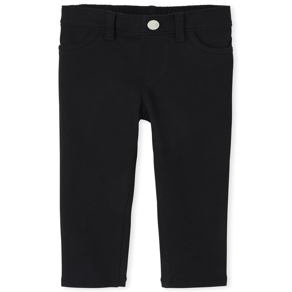 The Children's Place baby girls And Toddler Girl French Terry Jeggings Skort, Black, 2T US