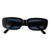 BESTOYARD Square Eye Shades 1pc Square Frame Sunglasses Women Glasses Retro Summer Sun Glasses Protection Sunglasses Vintage Square Sunglasses Sunglasses Fashion Eyewear Box Women's Mirror view 1