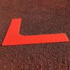Eco Walker Court Line Marker Set Create Your Own Pickleball Mini Tennis Court (RED-YELLOW) view 4