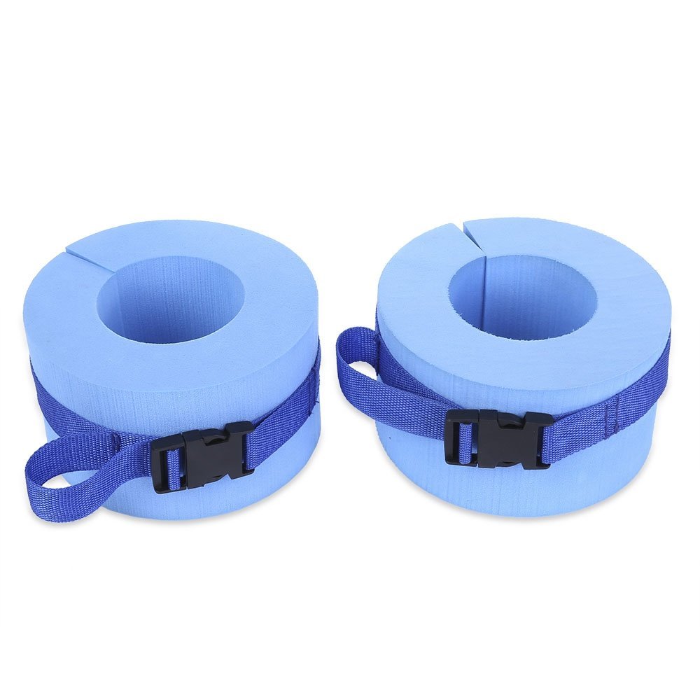 NMFIN Ankles Float Ring for Aquatic Exercise, Foam Swimming Cuffs Arms Resistance Belts Water Aerobic Exercise Aid Band,1Pair