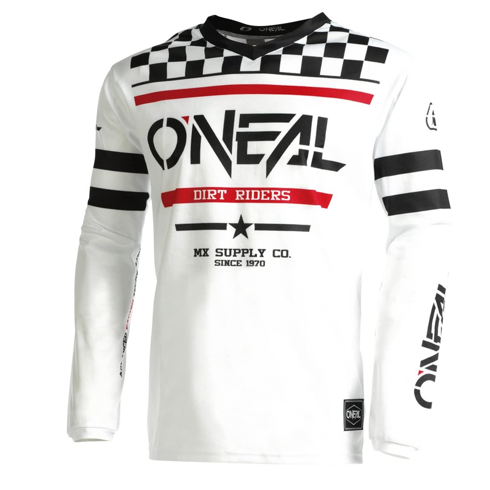 O'NEAL Element Squadron Youth Jersey, White/Black MD