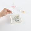 HOME SMILE Friend Birthday for Women Ring Dish with Friendship Quotes-Ceramic Jewelry Tray -A Friend is One of The Nicest Things You Can Have, Our Frienship is A True Blessing To Me view 2